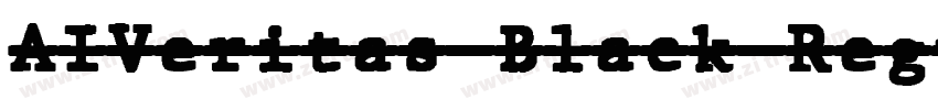 AIVeritas Black Regu字体转换 AIVeritas Black Regu字体转换